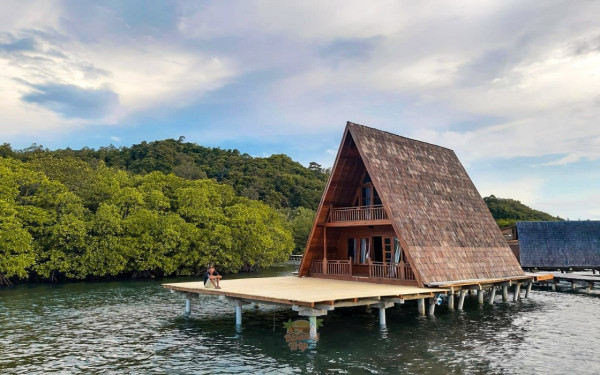 Villa Andreas Resort Pahawang tipe Palu